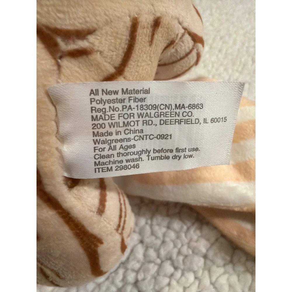 Moon & Stars Tiger Baby Lovey Blanket Plush Minky Textured Polka Dots‎ Walgreens